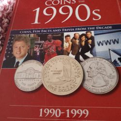 Coin Collection Book N Holders Never Used
