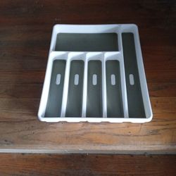 Mainstays Six Compartment Silverware Organizer Tray 