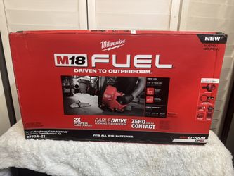 BRAND NEW Milwaukee M18 FUEL Drain Snake Kit (2772A-21) - New In Box