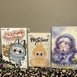 Labubu And Skullpanda 