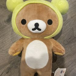 Rilakkuma Bakery Green Melon Pan 13”” Plush San-x Licensed Authentic Toy Bear 