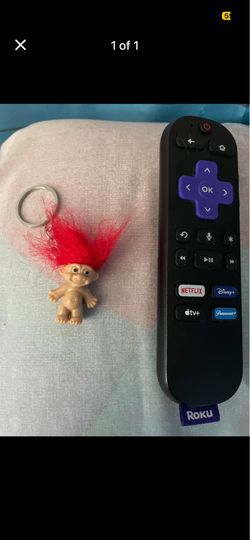 Vintage 1980 troll keychain