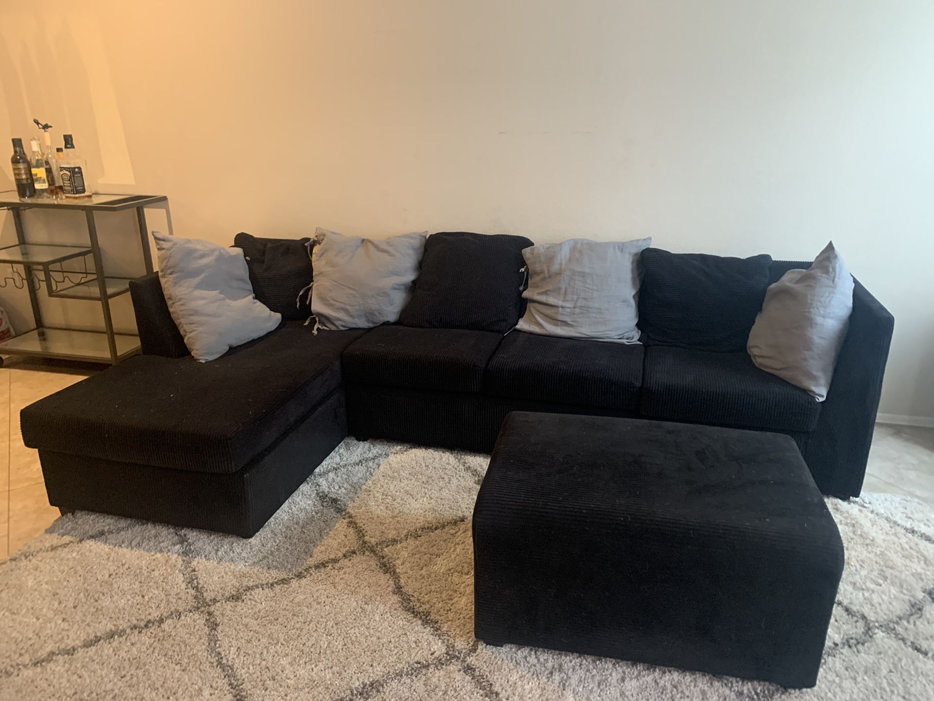 Couch & Ottoman