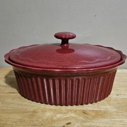 Paula Deen Oval Casserole Dish With Lid