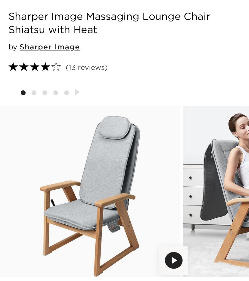 Sharper Image Massage Chair 