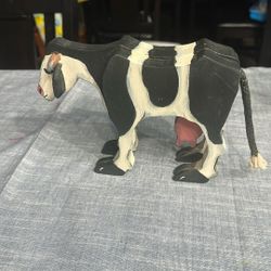 Hand Carved Holstein Cow Collectibles 