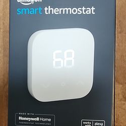 Amazon Smart Thermostat – Save money and energy - Works with Alexa and Ring