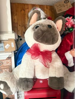 Giant dog plushie