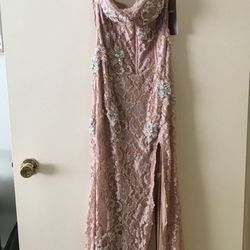 Jovani Sequin Dress - Blush Pink Size 8
