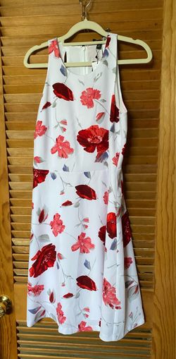 Banana Republic Women’s Sleeveless Floral Print Cutout Dress Size 6