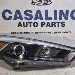 2016-2018 HYUNDAI TUCSON HALOGEN WITH LED DRL HEADLIGHT RIGHT PASSENGER SIDE AFTER MARKET 