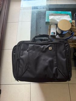 V Black Laptop Bag Briefcase