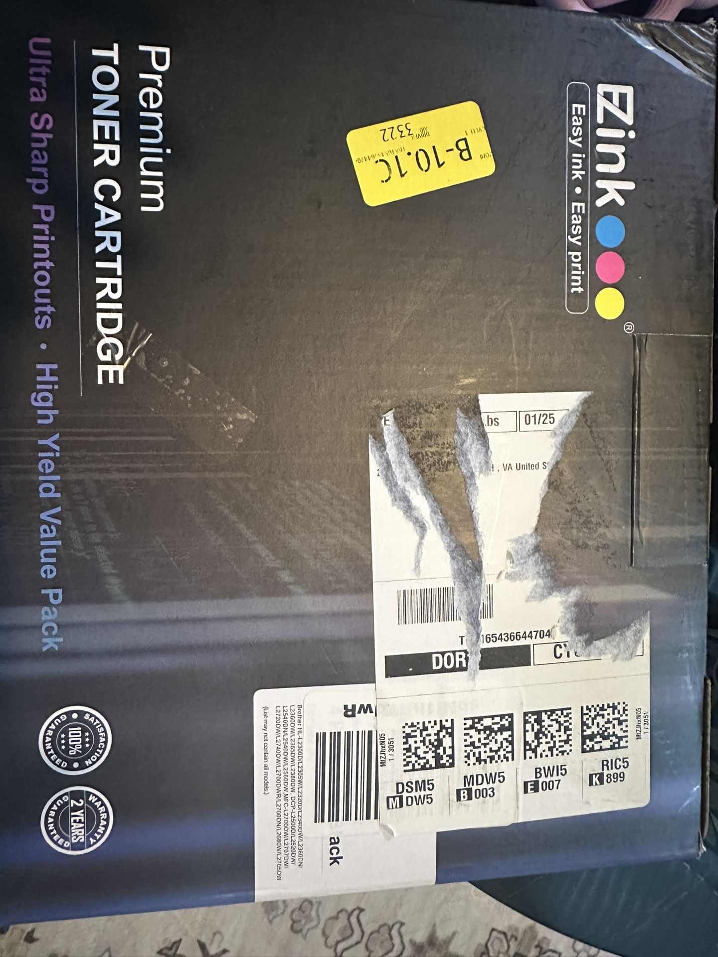 E-Z Ink TN660 Compatible Toner Cartridge (Black, 4-Pack) – New in Box