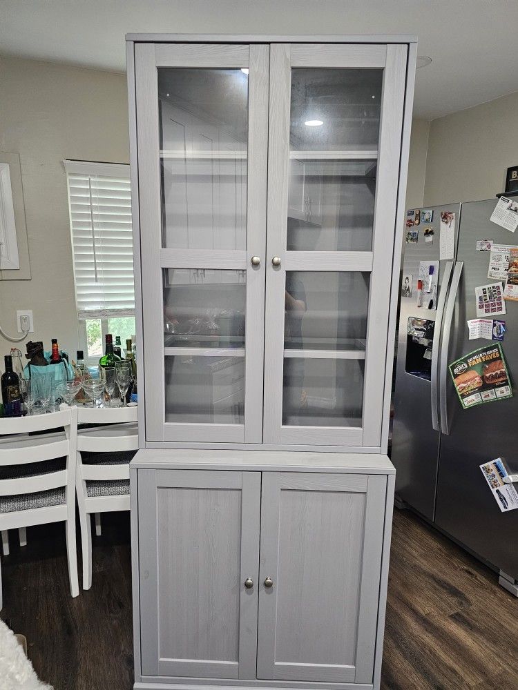 Ikea Havsta Cabinet With Glass Doors for Sale in San Diego, CA