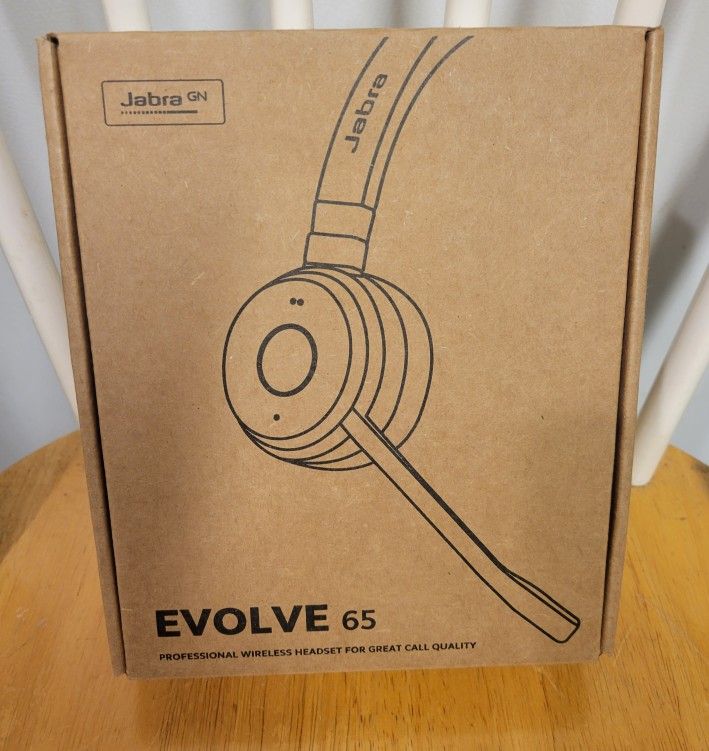 Jabra Evolve 65 TE (3rd Edition) Wireless Dual-Ear Headphones Headset NEW