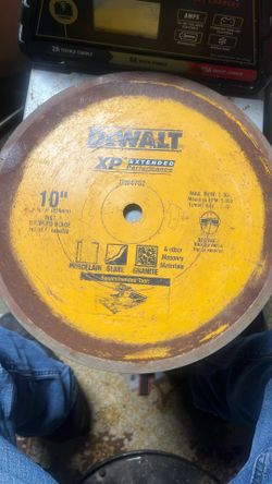 Dewalt 10” Diamond Blade