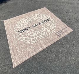Off-White Virgil Abloh "Don't Walk Here" Rug