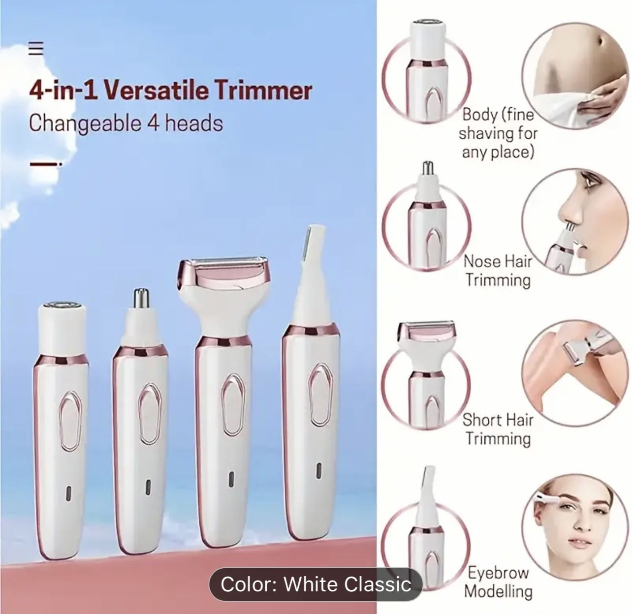 4-in-1 Women’s Hair Eraser