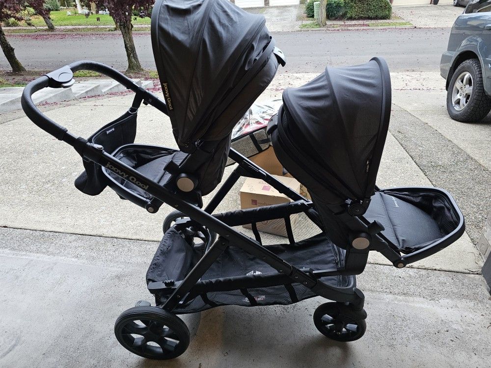 Joovy Qool Double Bundle Double Stroller