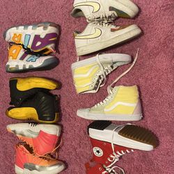 Grade School Jordan’s Nikes Vans Converse 