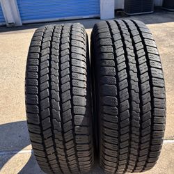 2 Goodyear Tires Size 265/60/20 Like New!
