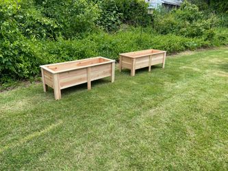 Cedar planter