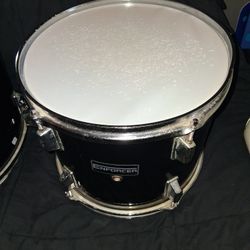 Premier Black 12" x 12" Olympic Floor Tom