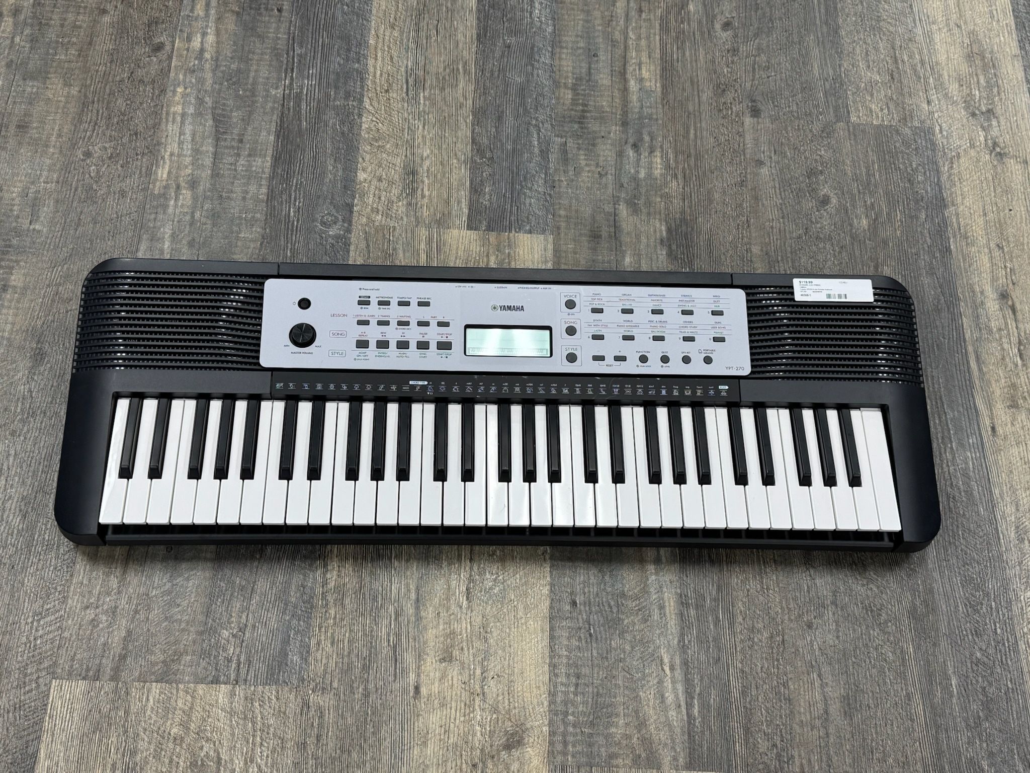 Yamaha YPT270 61-Key Portable Keyboard