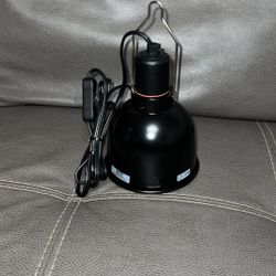 Reptile Light Fixture, 8.1in Deep Dome Reptile Heat Lamp Fixture with Switch