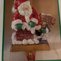 Santa Christmas Stocking Hanger