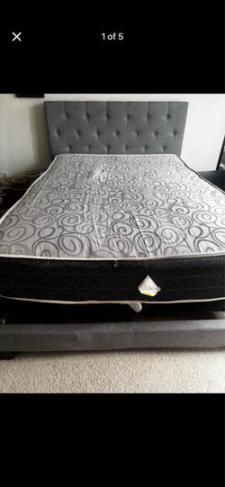 Full Sz IKEA Bed Grey
