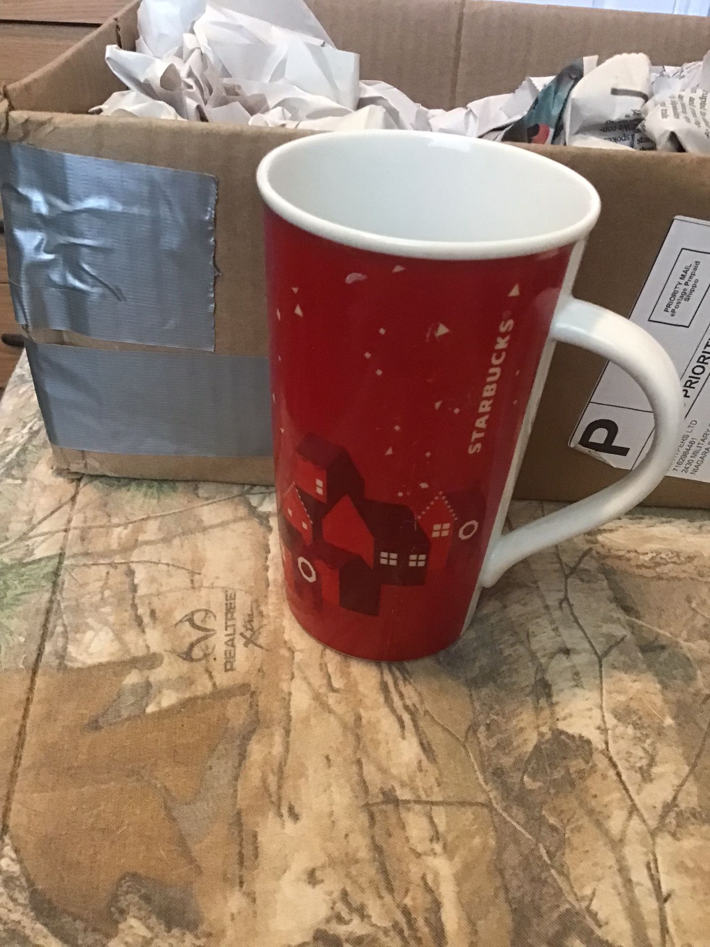 Tall Starbucks Coffee Mug