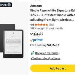Kindle Paperwhite 32 GB 12th Gen 