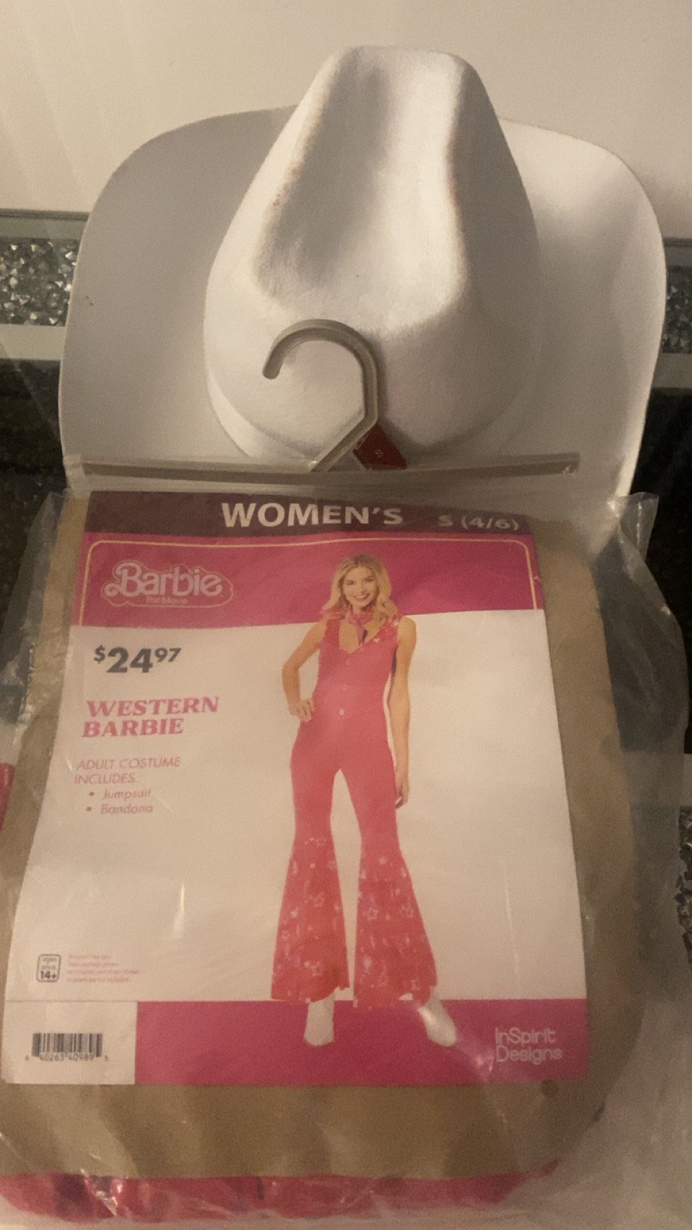 Barbie Costume Size Small Adult