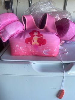 New swim life jacket for lil girls