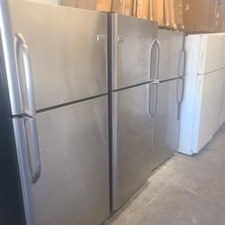 18 Cubic FT. Stainless Steel Fridges.  Delivery Possible 