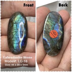 Natural Labradorite Cabochon Oval Flashy Rainbow  LC-16 (1 piece)