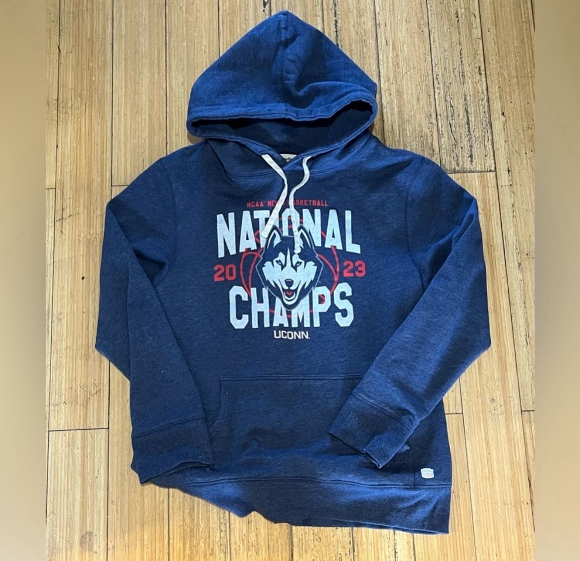 Adult UConn Men’s Basketball National Champions 2023 Hoodie Sz Large