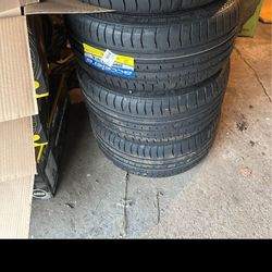 Practically new 18-inch tires