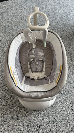 Graco Sense2Soothe 2-in-1 Baby Swing and Portable Rocker with Cry Detection Technology - Sailor