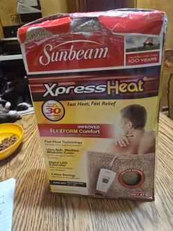 Sunbeam xpress heat heating pad
