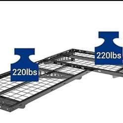 2 Pack 2x4ft Corner Wall Shelving Garage Storage Rack, 24x48 inch Floating Shelves
