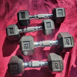 RUBBER COATED  HEXHEAD DUMBBELLS  TOTAL 40LBs.
  SETS.    8s. 12s. 
11525 S HALSTED DUNKIN DONUTS/7111.S WESTERN WALGREENS 
35$  CASH ONLY AS IS.     