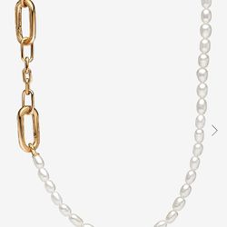 Pandora ME Freshwater Pearl Necklace | 14K Gold 
💫 