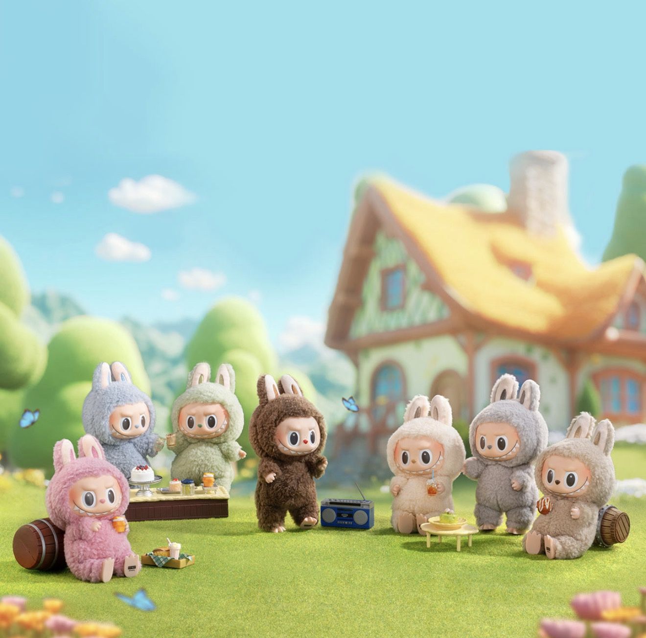 EXCITING MACARON LABUBU The Monsters Vinyl Plush Pendant **SEE DESCRIPTION**