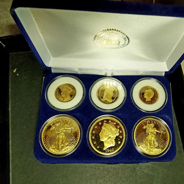 National Collectors Mint Rare Gold Coin Tribute Proof Set for Sale in