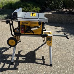 New Dewalt Table Saw and Rolling Stand