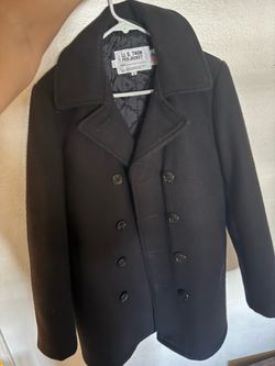 U.S. 740N Pea Jacket MFG. by SCHOTT NYC Size Large 34