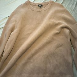 Beige Crewneck Sweater - XL
