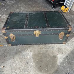 Vintage Green Trunk 